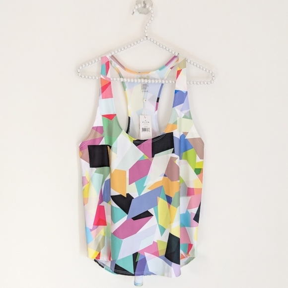 Pilyq Geo Catalina Tank Cover-Up Tankini Top NWT - Picture 4 of 8